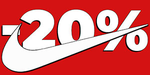 Nike days 20%