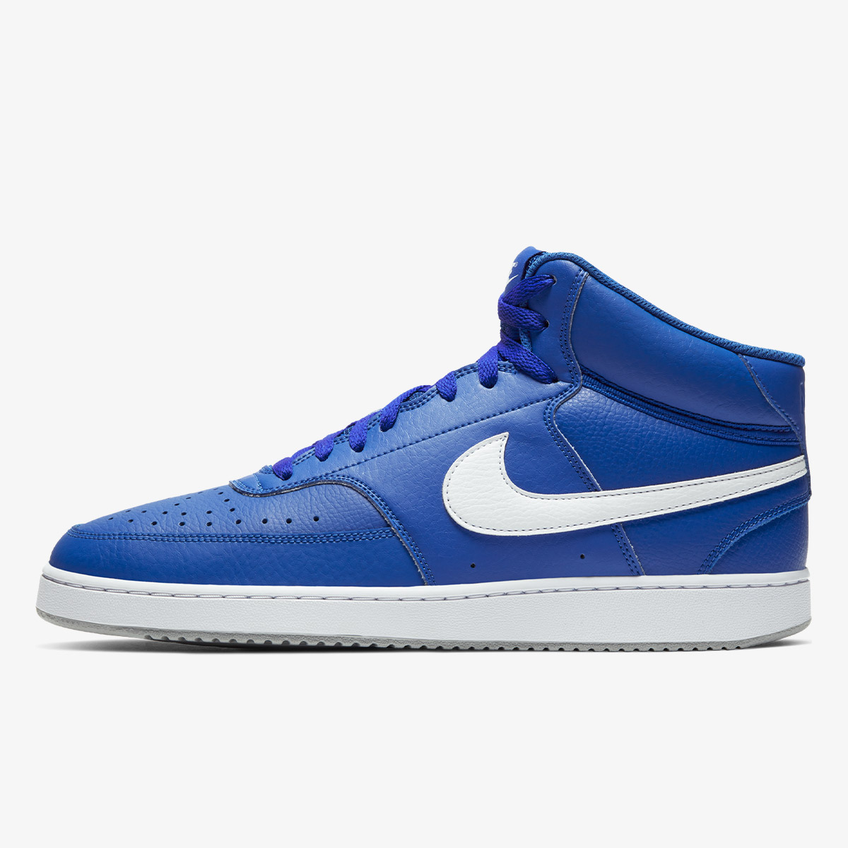 nike court vision mid white and blue
