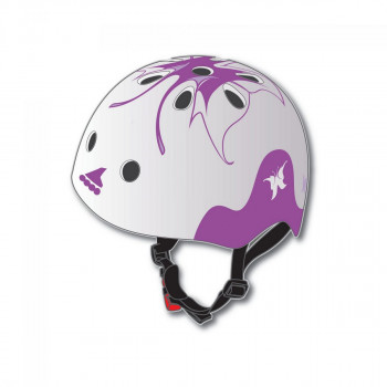 TWIST JR HELMET (CE) WHITE/PURPLE GIRL 