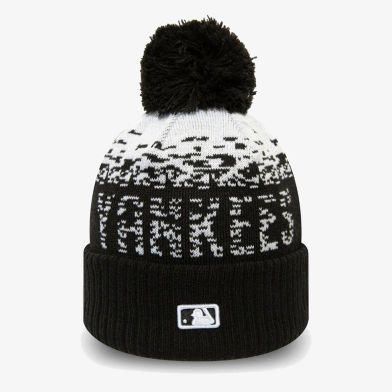 New Era KAPA MLB SPORT KNIT KIDS NEYYAN BLKWHI 