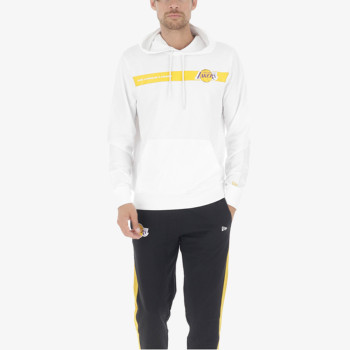 New Era PULOVER NBA TEAM LOGO PO HOODY LOSLAK WH 