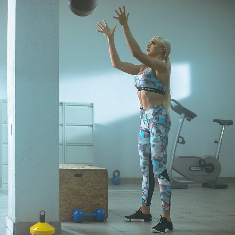 Under Armour Armour Mid Crossback Printed Bra 