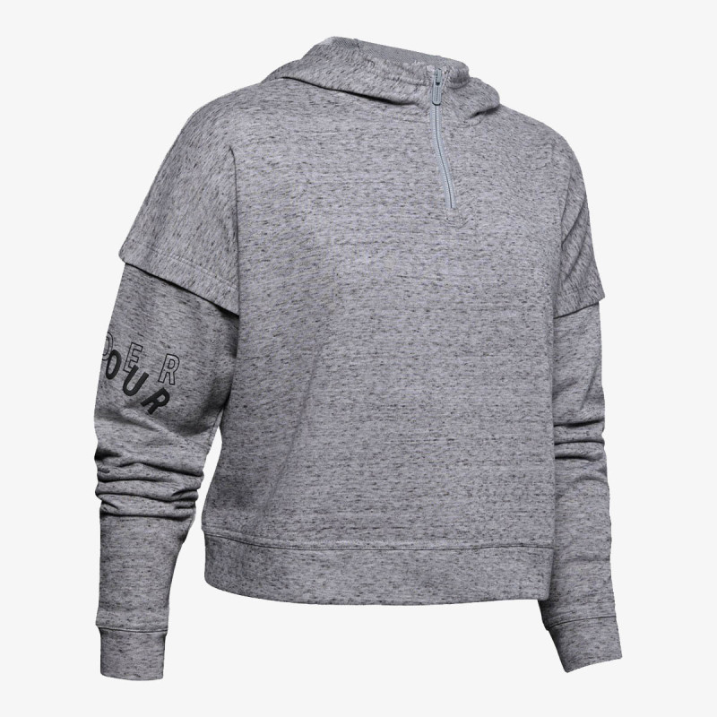 Under Armour UA RIVAL TERRY 1/2 ZIP HOODIE 