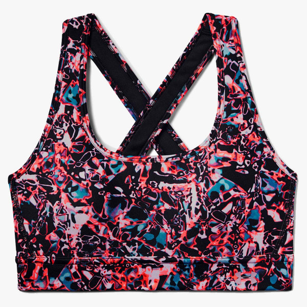 Under Armour Спортно бюстие Armour Mid Crossback Printed Bra 