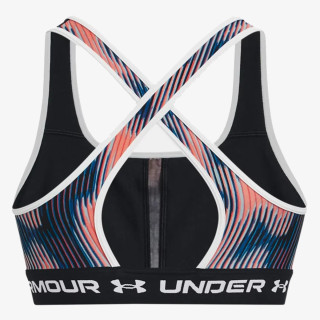 Under Armour Спортно бюстие Women's Armour® Mid Crossback Print Sports Bra 