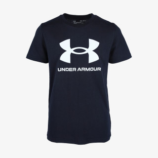 Under Armour Boys' UA Sportstyle Logo Short Sleeve 
