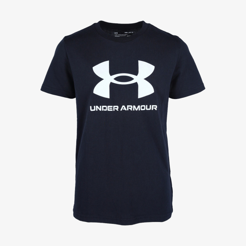 Under Armour Boys' UA Sportstyle Logo Short Sleeve 