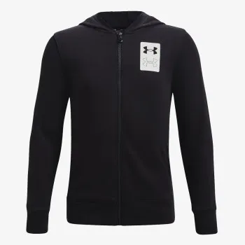 UNDER ARMOUR Тениска с дълги ръкави UA Rival Terry FZ Hoodie 