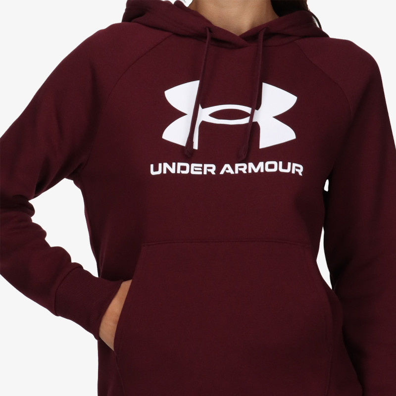 Under Armour Women's UA Rival Fleece Big Logo Hoodie 