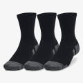Under Armour Unisex UA Performance Cotton 3-Pack Mid-Crew Socks 