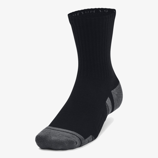 Under Armour Чорапи Unisex UA Performance Cotton 3-Pack Mid-Crew Socks 