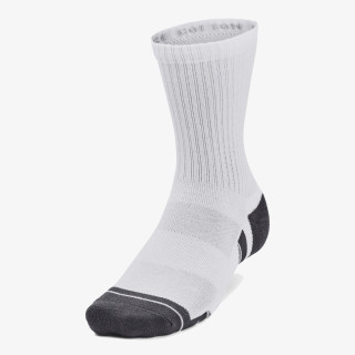 Under Armour Unisex UA Performance Cotton 3-Pack Mid-Crew Socks 