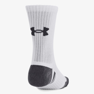 Under Armour Unisex UA Performance Cotton 3-Pack Mid-Crew Socks 