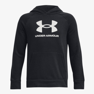 Under Armour Boys' UA Rival Fleece Big Logo Hoodie 