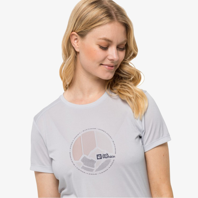 Jack Wolfskin CROSSTRAIL GRAPHIC T W 