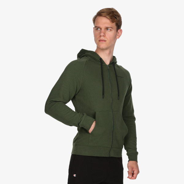 Champion Суитшърт RIBBED FULL ZIP HOODY 