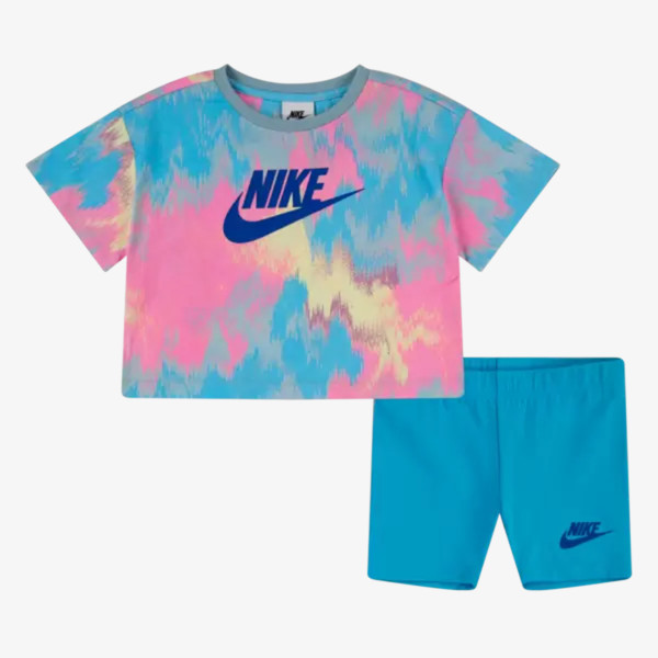 Nike Тениска и къси панталони Printed Boxy Set 