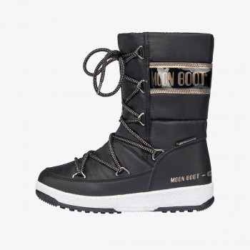 Moon Boot MOON BOOT JR G.QUILTED WP BLACK/COPPER 