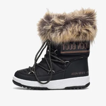 MOON BOOT БОТУШИ MB JR GIRL MONACO LOW WP BLACK/COPPER 
