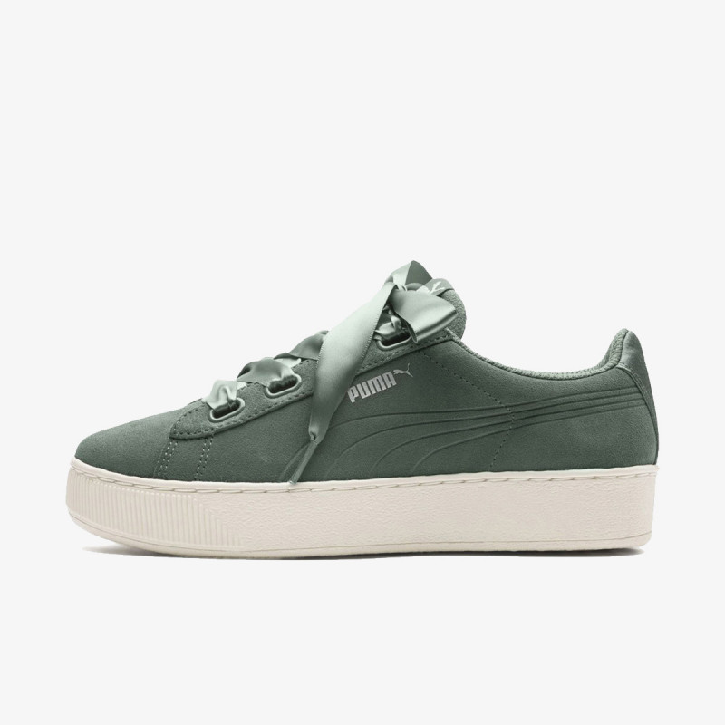 puma vikky platform ribbon grey