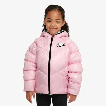 Nike- Haddad ЯКЕ Chevron Cinched Puffer 