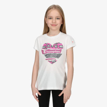 Champion GIRLS HEART T-SHIRT 