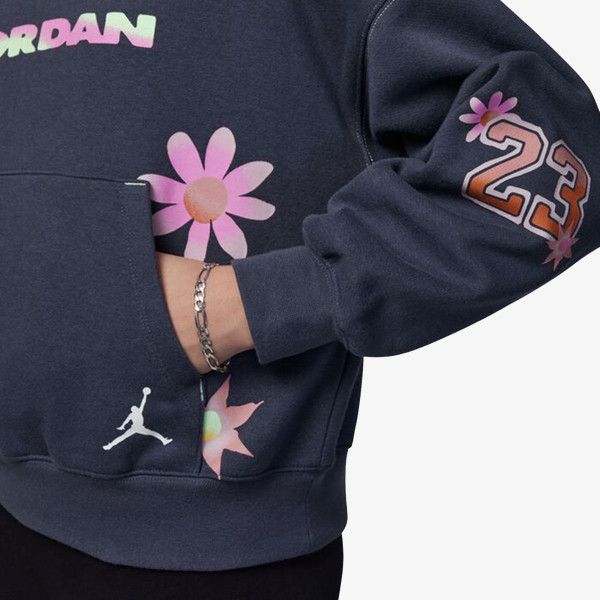 Nike Суитшърт JDG DELORIS JORDAN FLOWER PO 