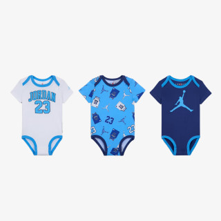 JORDAN JDN MJ 23  JERSY 3PK BODYSUIT 
