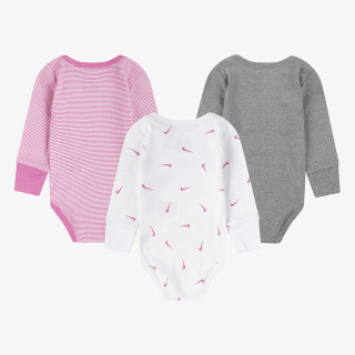 Nike NKN BABY ESSENTIALS 3PK LS BS 