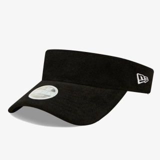 New Era New Era Towelling Womens Black Visor Cap 