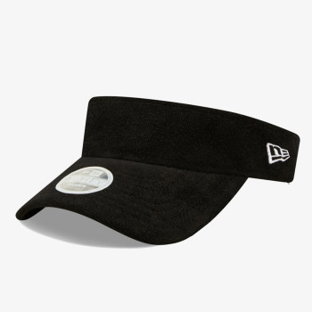 New Era New Era Towelling Womens Black Visor Cap 