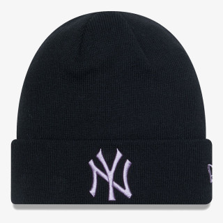 New Era KAPA LEAGUE ESS CUFF BEANIE NEYYAN  BLKP 