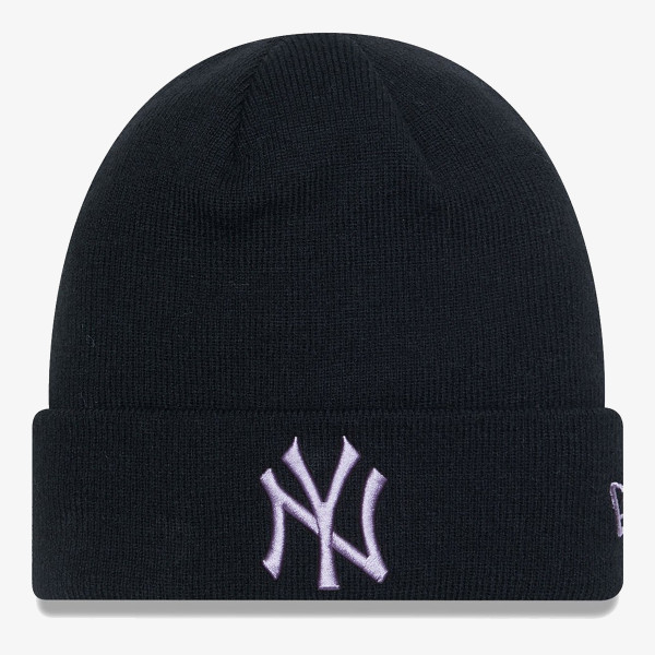 New Era KAPA LEAGUE ESS CUFF BEANIE NEYYAN  BLKP 