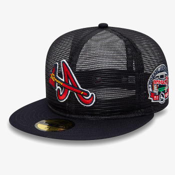 New Era MLB 59FIFTY MESH PATCH ATLBRA  NVY 