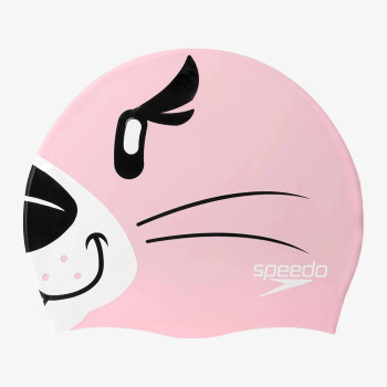Speedo PRINTED CHARACTER CAP IU LTS PINK/BLACK 
