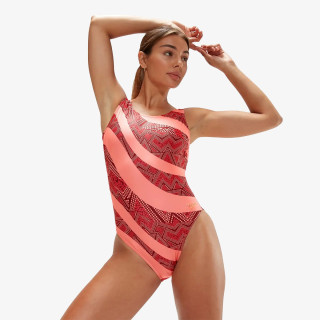Speedo Allover Deep U-Back 