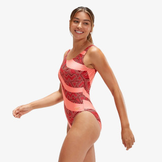 Speedo Allover Deep U-Back 