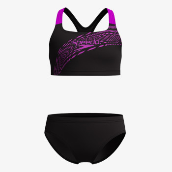 Speedo MDLY LOGO 2PC JF PURPLE 