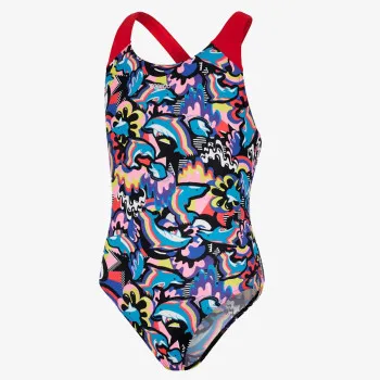 SPEEDO БАНСКИ КОСТЮМ ОТ ЕДНА ЧАСТ PLMT DIGI SPBK JF BLUE/RED 