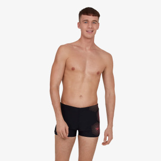 Speedo TECH LOGO ASHT AM BLACK/RED 