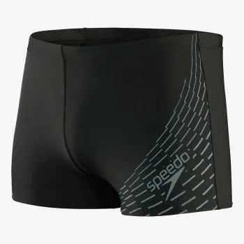 Speedo КЪСИ ПАНТАЛОНИ ЗА ПЛУВАНЕ MEDLEY LOGO ASHT AM BLACK/GREY 