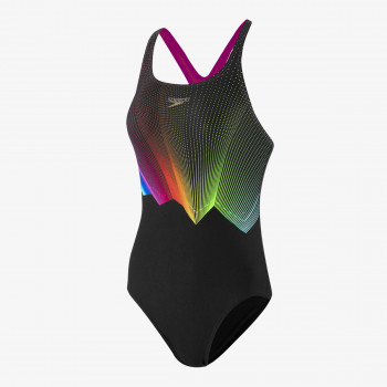 Speedo PLMT DIGI PRINTED MEDALIST AF BLACK/PINK 