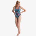 Speedo Бански костюм от една част Allover Deep U-Back 