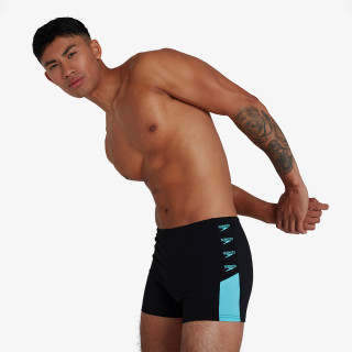 Speedo BOOM LOGO SPLICE ASHT AM BLACK/BLUE 