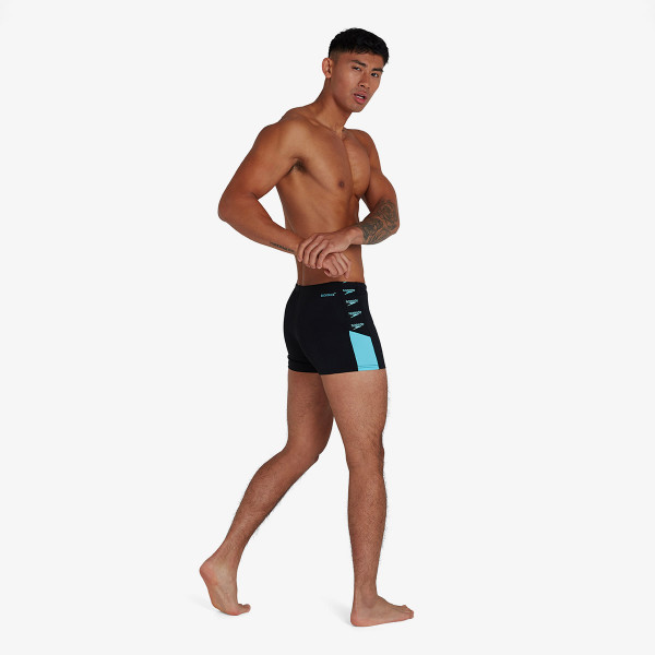 Speedo BOOM LOGO SPLICE ASHT AM BLACK/BLUE 