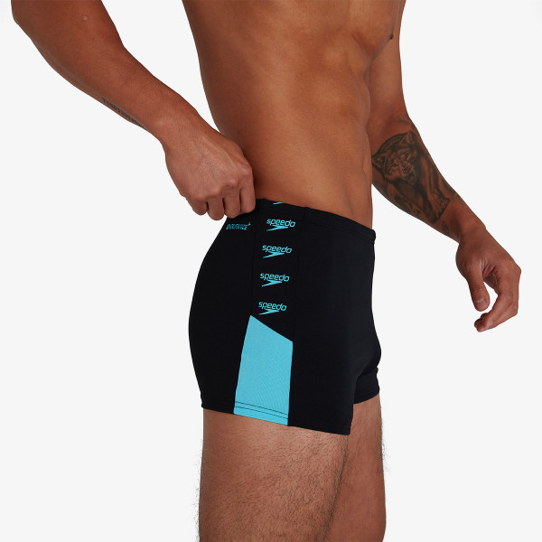 Speedo BOOM LOGO SPLICE ASHT AM BLACK/BLUE 