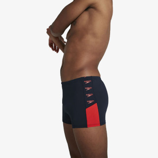 Speedo Къси панталони за плуване BOOM LOGO SPLICE ASHT AM NAVY/RED 