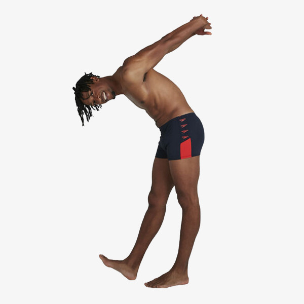 Speedo Къси панталони за плуване BOOM LOGO SPLICE ASHT AM NAVY/RED 