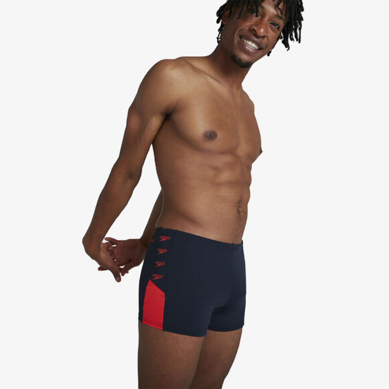 Speedo BOOM LOGO SPLICE ASHT AM NAVY/RED 
