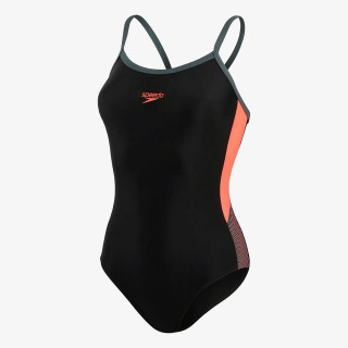 Speedo Бански костюм от една част DIVE TSRP MSBK AF BLACK/GREY 